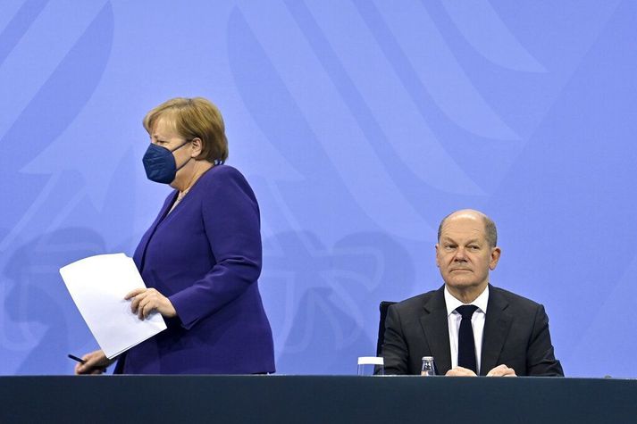 Jafnaðarmaðurinn Olaf Scholz tók nýverið við embætti kanslara af Angelu Merkel.