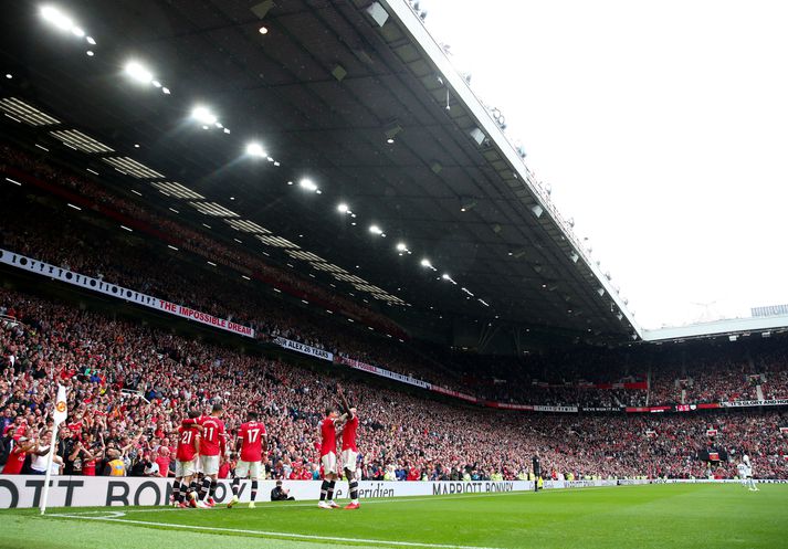 Áhorfendur á Old Trafford þurfa að sýna fram á bólusetningu eða mæta með neikvætt PCR-próf sem er innan við 48 klukkustunda gamalt ætli þau sér að horfa á Cristiano Ronaldo og félaga leika listir sínar.