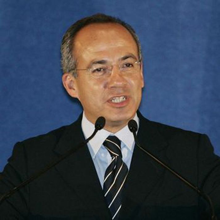 Felipe Calderón Mexíkóforseti.