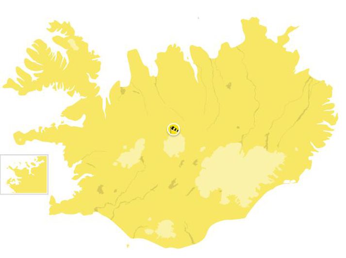 Eins og staðan er nú tekur viðvörunin gildi klukkan 3 aðfararnótt föstudagsins og gildir til klukkan 21.