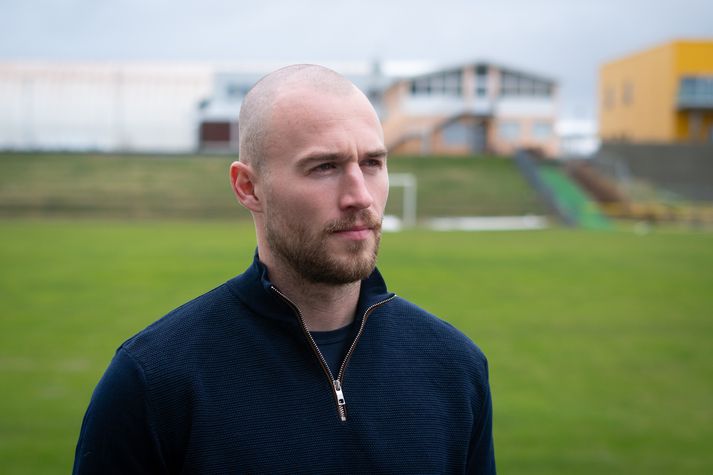 Rúnar Már Sigurjónsson skoraði sigurmark Skagamanna. 