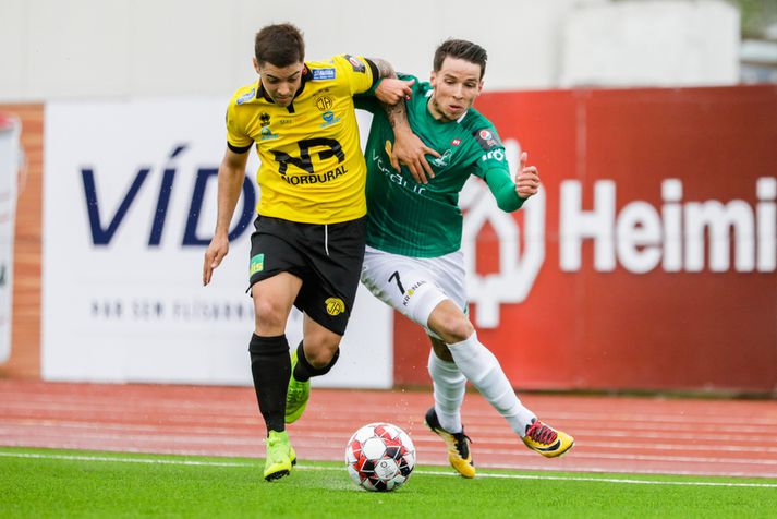 Gonzalo Zamorano í leik með ÍA er hann lék þar.