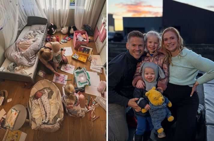 Annie Mist og Frederik eru nú orðin þriggja barna foreldrar.