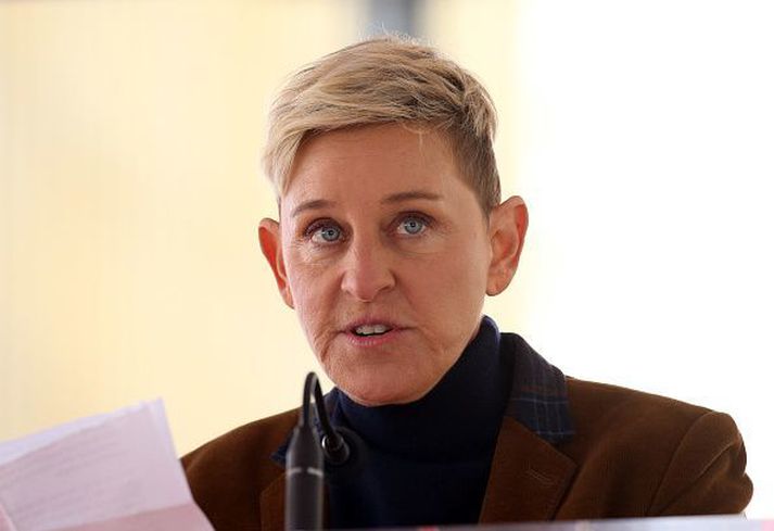 HOLLYWOOD, CALIFORNIA - FEBRUARY 05: Ellen DeGeneres attends the ceremony honoring Pink with a Star on The Hollywood Walk of Fame held on February 05, 2019 in Hollywood, California. (Photo by Michael Tran/FilmMagic)