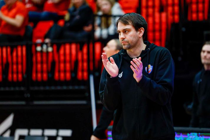 Emil Barja sá eðlilega fjölmargt jákvætt við leik sinna kvenna í kvöld. 