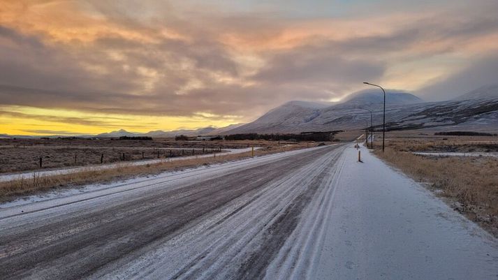 Birtuskilyrði eru ekki góð á kvöldin.