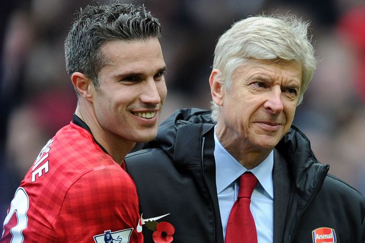 Robin van Persie og Arsene Wenger