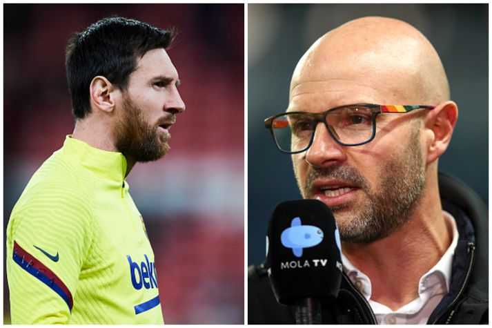 Leo Messi og Danny Mills.