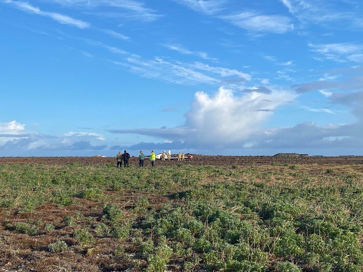 Málið er nú í höndum rannsóknarnefndar samgönguslysa sem rannsakar tildrög slyssins.