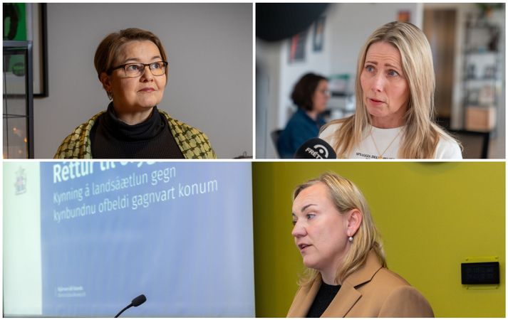 Drífa Snædal, talskona Stígamóta, og Jenný Kristín Valberg, teymisstýra Stígamóta.