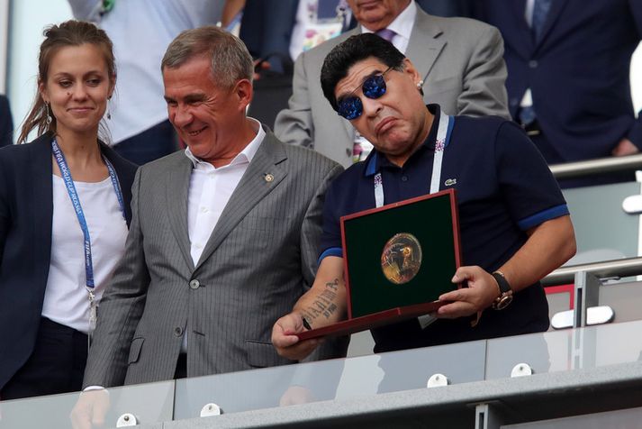 Diego Maradona sparar sjaldan stóru orðin.