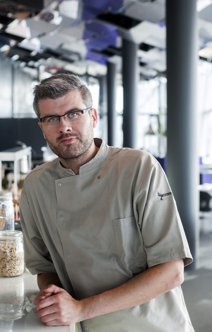 Þráinn Freyr Vigfússon fyrirliði íslenska kokkalandsliðsins 