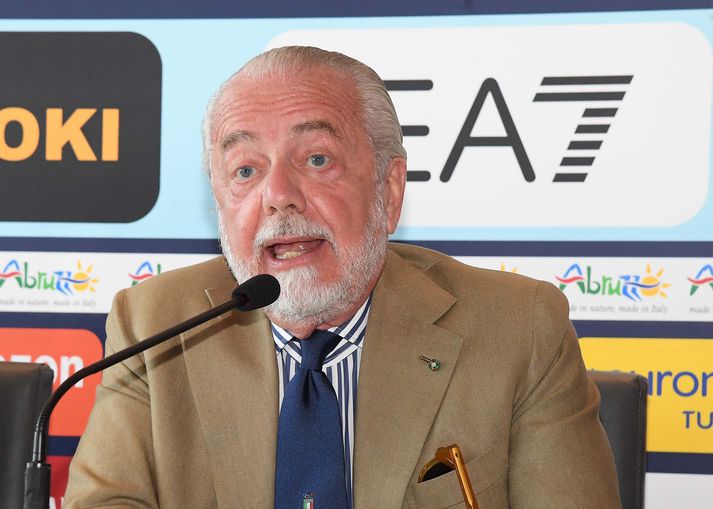 Forseti Napoli, Aurelio De Laurentiis, liggur sjaldnast á skoðunum sínum.