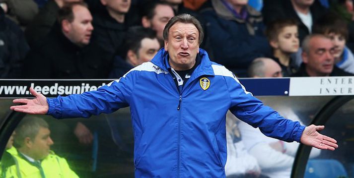 Það gekk lítið hjá Warnock hjá Leeds.