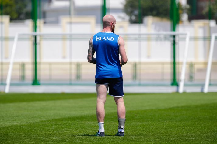 Aron Einar er mikill handboltaáhugamaður.