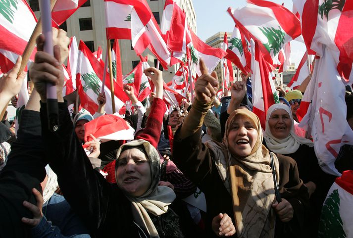 Mikil spenna ríkir í Líbanon og stjórnarandstæðingar boða mótmæli næstu vikur og mánuði.