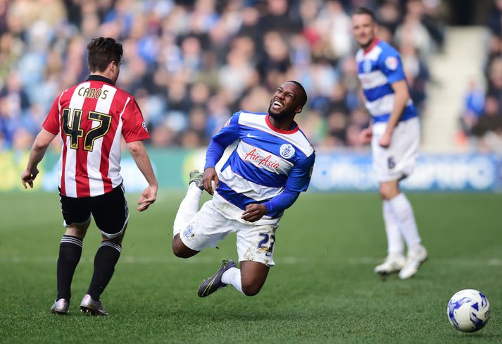 Junior Hoilett hafði ekki heppnina með sér.