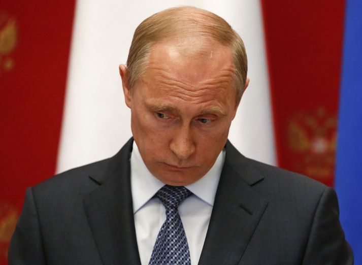 Vladimír Pútín Rússlandsforseti.