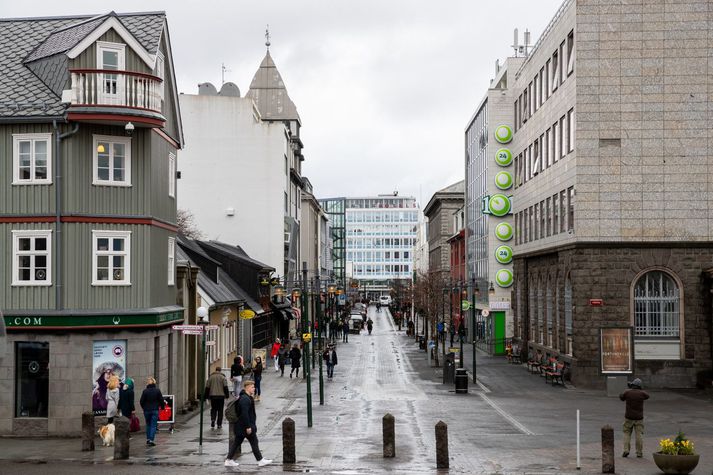 Ekki kemur fram í dagbók lögreglu hvar í miðborginni líkamsárás, þar sem sparkað var í hreðjar, átti sér stað. Mynd tengist frétt því ekki beint.