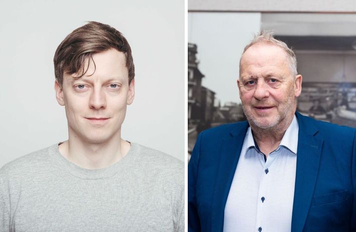 Feðgarnir Jón Trausti og Reynir Traustason. Þeir hafa löngumverið samherjar en nú tekur Jón Trausti við ritstjórataumum á Mannlífi, úr höndum föður síns og þar verður allt tekið í gegn, í hólf og gólf.