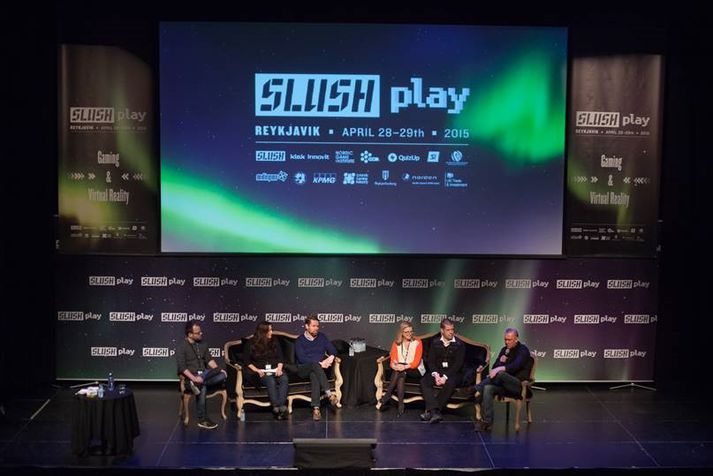 Fjölmargir úr tölvuleikjaiðnaðinum sóttu Slush Play ráðstefnuna í Reykjavík.