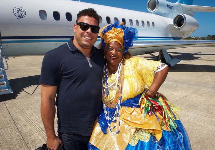 Feiti Ronaldo á góðri stundu.