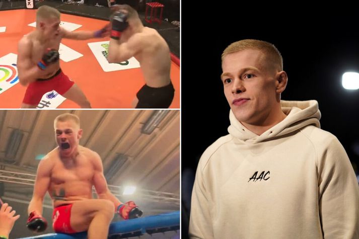 Hákon Arnórsson verður fyrsti Íslendingurinn til þess að berjast í aðalbardaga á MMA bardagakvöldi í fyrsta sinn hér á Íslandi í Andrews Theater á Ásbrú í kvöld. Hákon ætlar sér langt í íþróttinni.