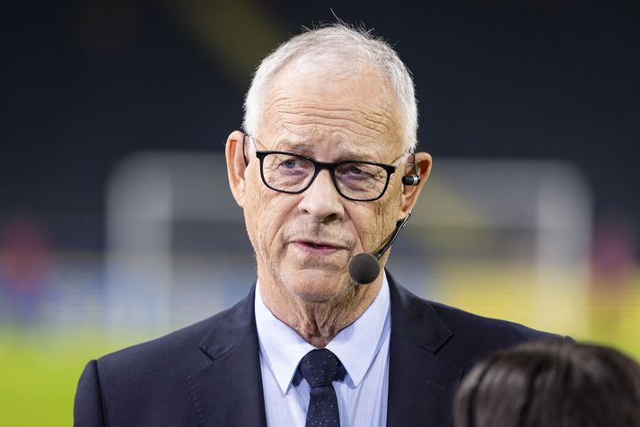 Lars Lagerbäck hefur starfað sem sérfræðingur í sænsku sjónvarpi síðan að hann hætti að þjálfa.