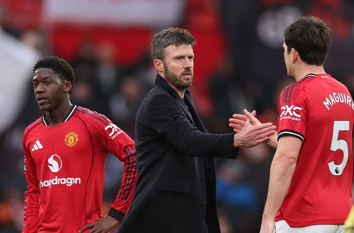 Manchester United hefur unnið sjö af níu leikjum sínum síðan Michael Carrick var ráðinn þjálfari liðsins.