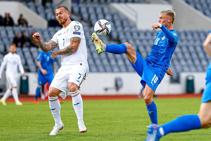 Albert Guðmundsson verður væntanlega ekki með á móti Finnlandi á morgun.