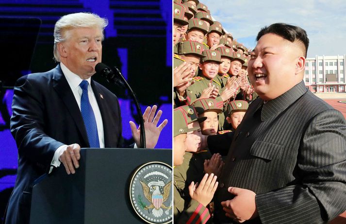 Donald Trump og Kim Jong Un