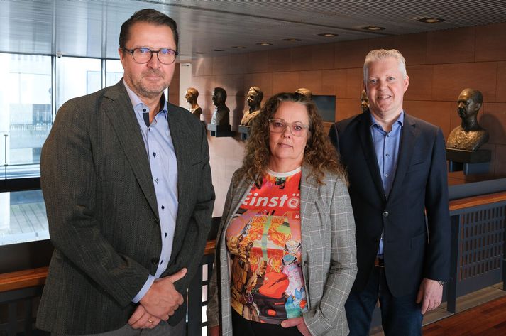 Ingimar Þór Friðriksson, Hjördís Dröfn Vilhjálmsdóttir og Torfi Markússon, frambjóðendur Góðs dagsins.