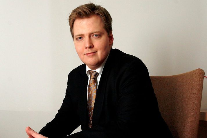 Sigmundur Davíð Gunnlaugsson er formaður Framsóknarflokksins. 