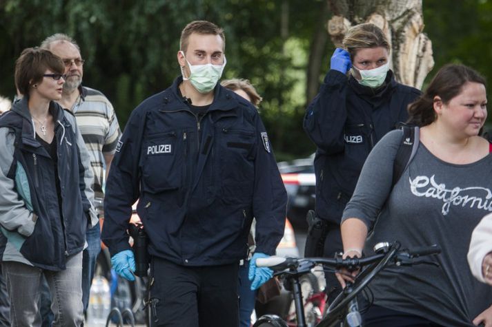 Konan hafði nýverið komið til Þýskalands frá heimalandi sínu þar sem hún hafði verið í samskiptum við ebólusmitaða.