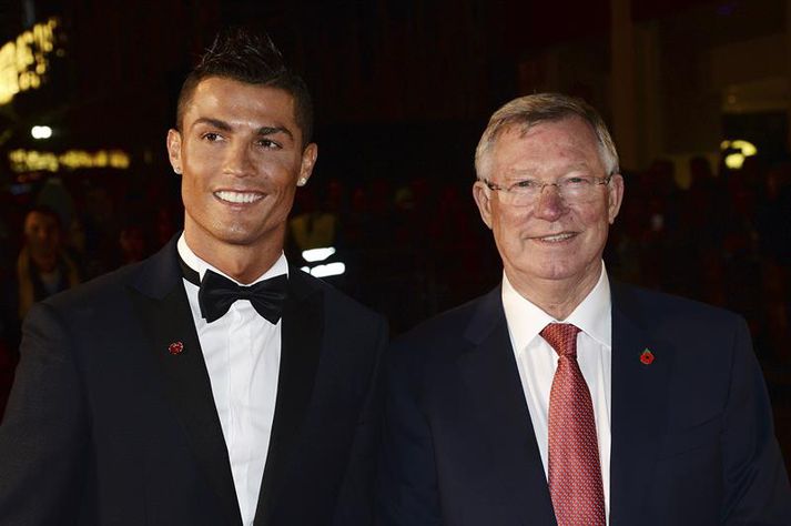 Ronaldo og Ferguson voru flottir í gær.