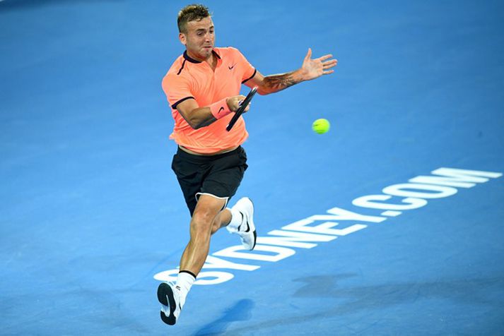 Dan Evans situr í 50. sæti heimslistans.