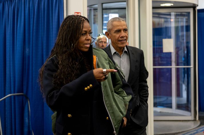 Michelle og Barack Obama voru góðir vinir Reiner-hjónanna.