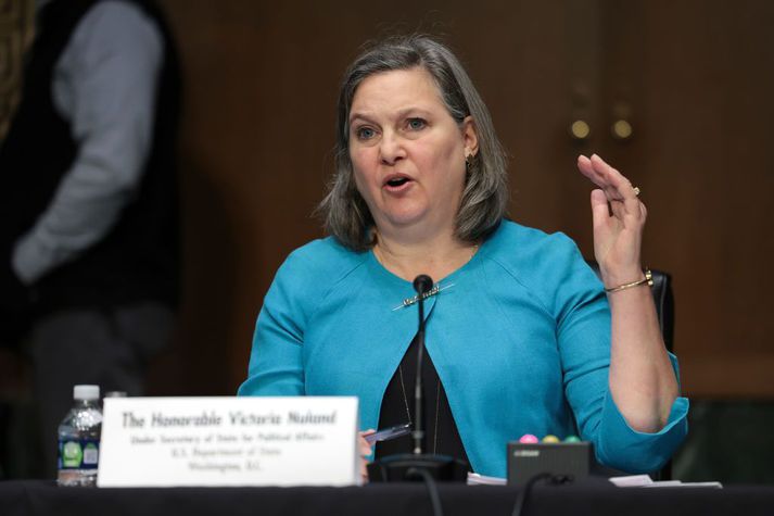 Toria Nuland segir að aðgerðir Rússa séu „Hitler-legar“