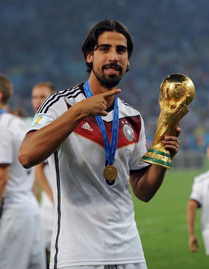 Khedira varð heimsmeistari með Þjóðverjum í sumar.