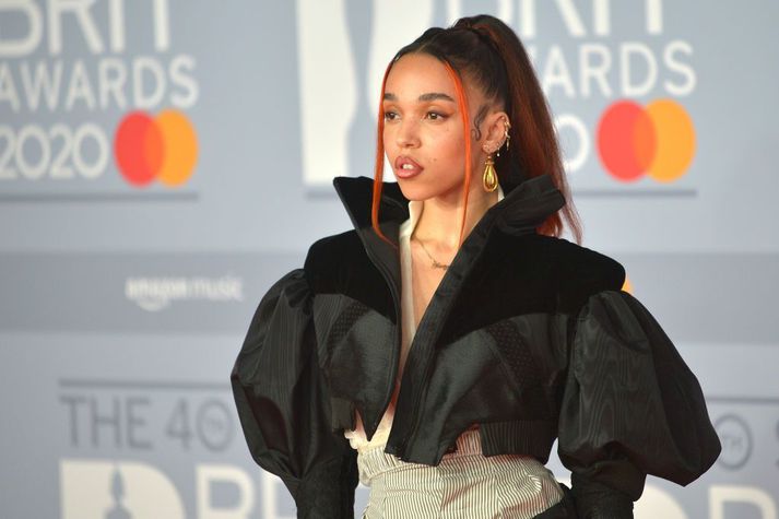 FKA Twigs á Brit-verðlaunum í febrúar í fyrra.