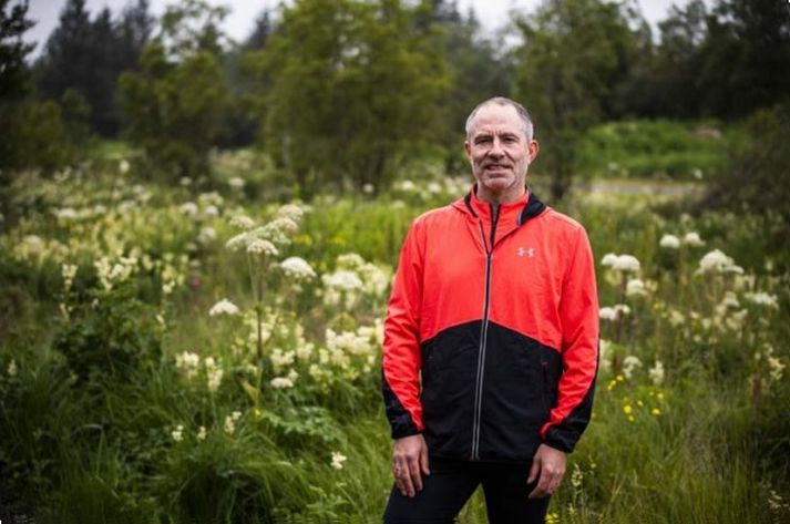 Hrannar Björn Arnarson hóf hlaup fyrir fimm árum og hefur hlaupið tíu kílómetra í flestum höfuðborgum Norðurlanda