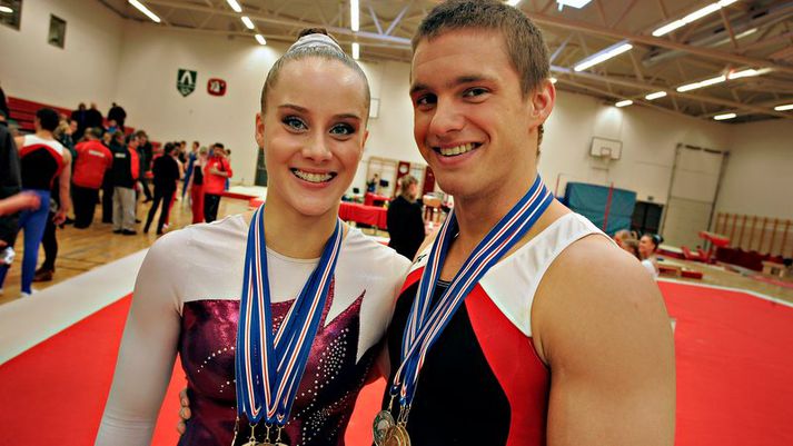 Viktor Kristmannsson og Thelma Rut Hermannsdóttir.