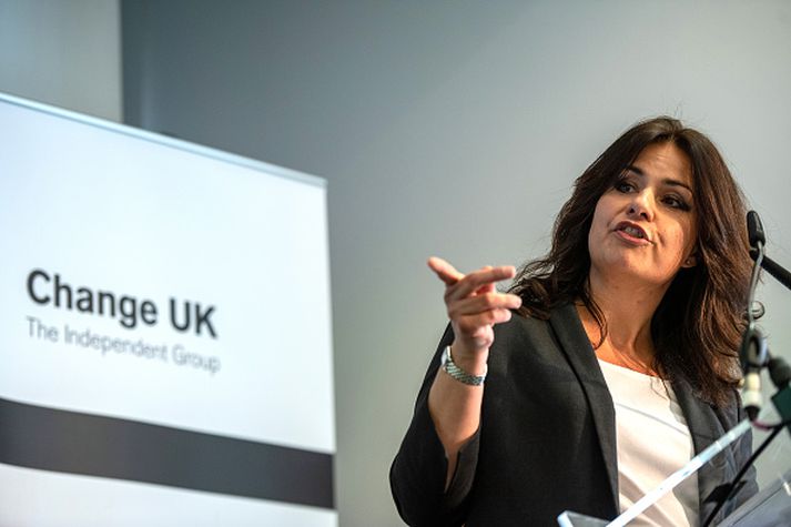 Heidi Allen sagði sig úr Íhaldsflokknum í febrúar vegna Brexit.