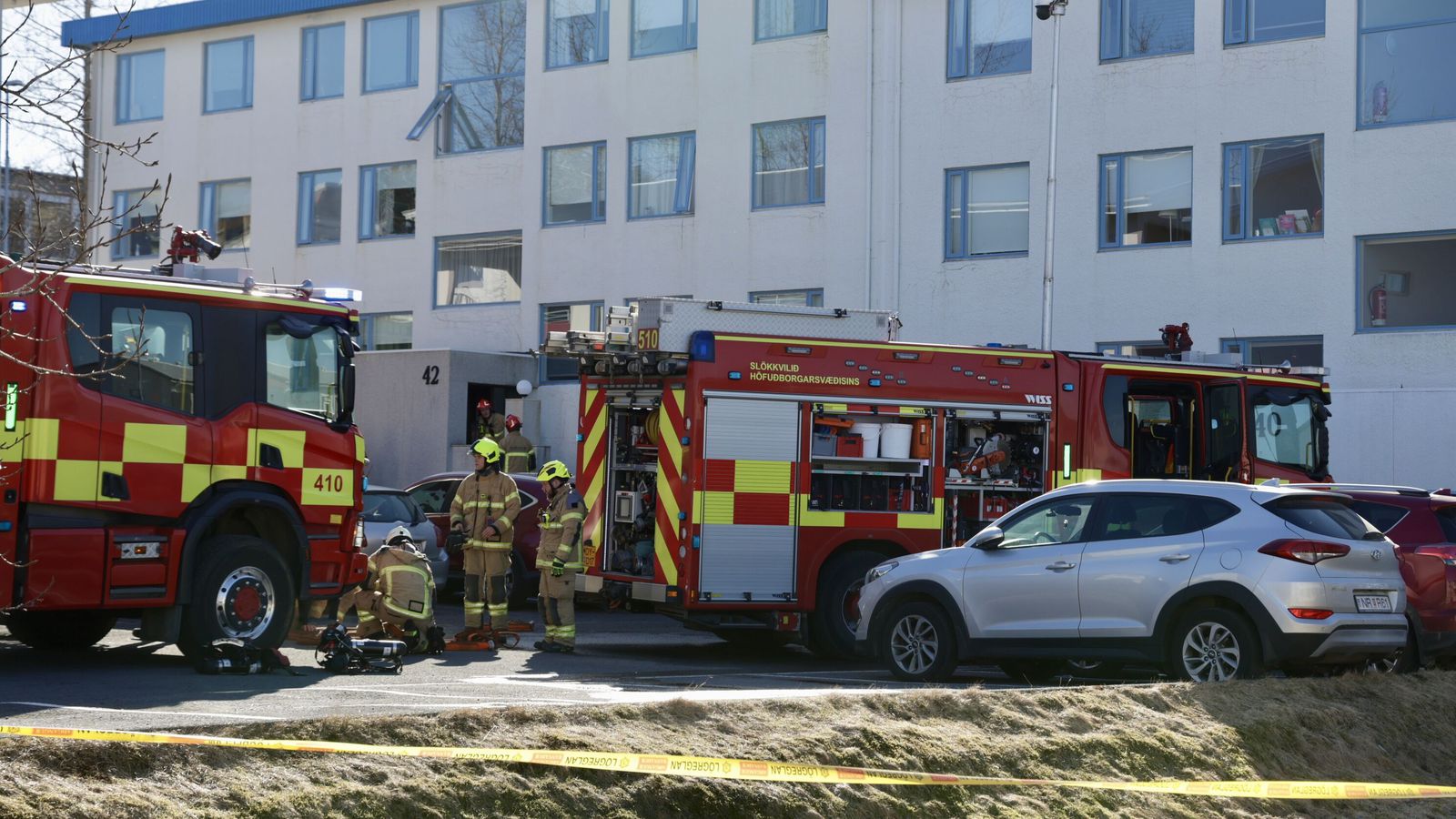 Eldur olli miklum skemmdum í kjallara