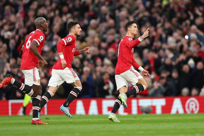 Glatt á hjalla á Old Trafford í dag.