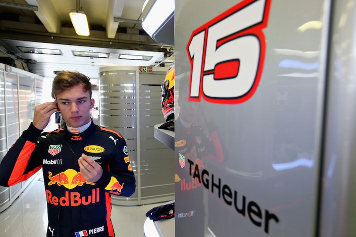 Pierre Gasly verður í Toro Rosso bílnum í Malasíu.