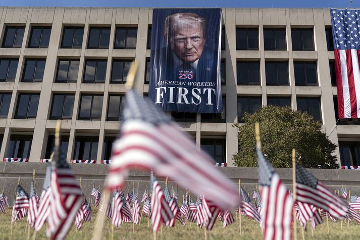 Donald Trump hefur lítið sést undanfarna daga en færslur hafa verið birtar á síðu hans á Truth Social.