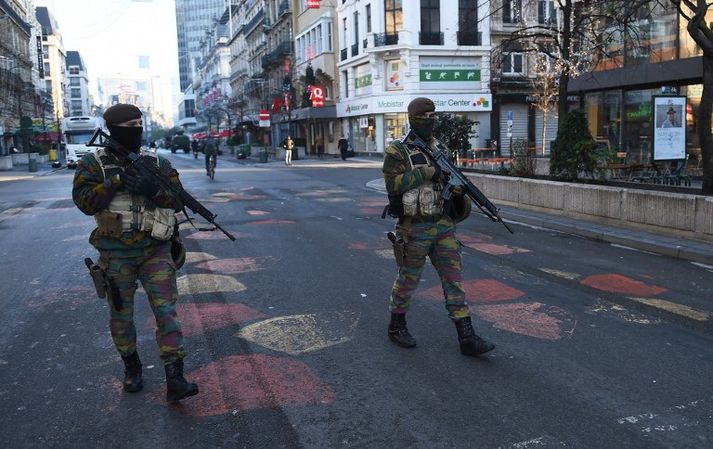 Hæsta viðbúnaðarstig hefur verið í gildi í Brussel síðustu daga.