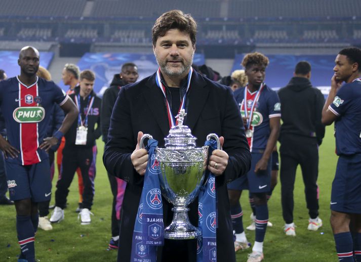 Mauricio Pochettino vann sína fyrstu titla á stjóraferlinum hjá Paris Saint-Germain.