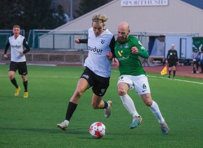 Arnór Borg í leik með FH á síðasta ári.